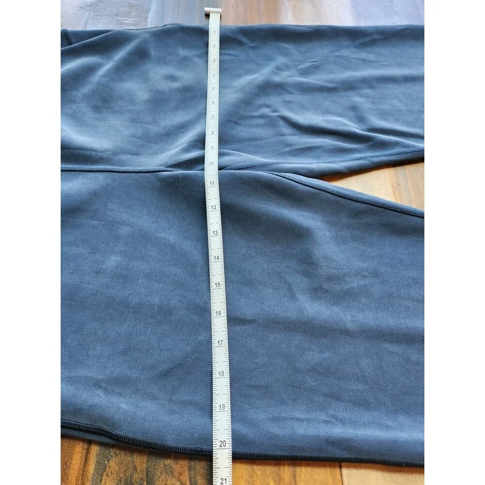 Lululemon Softstreme High Rise Regular Navy Pants Straight Leg Size 6